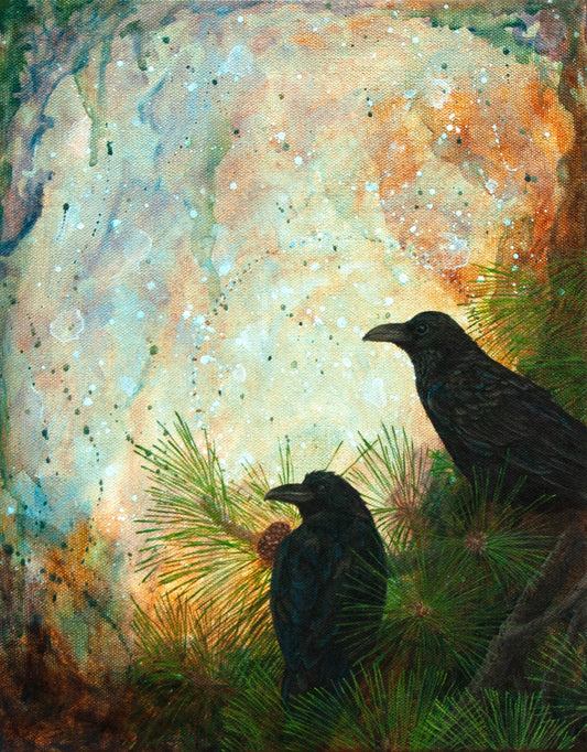 Two Crows Print